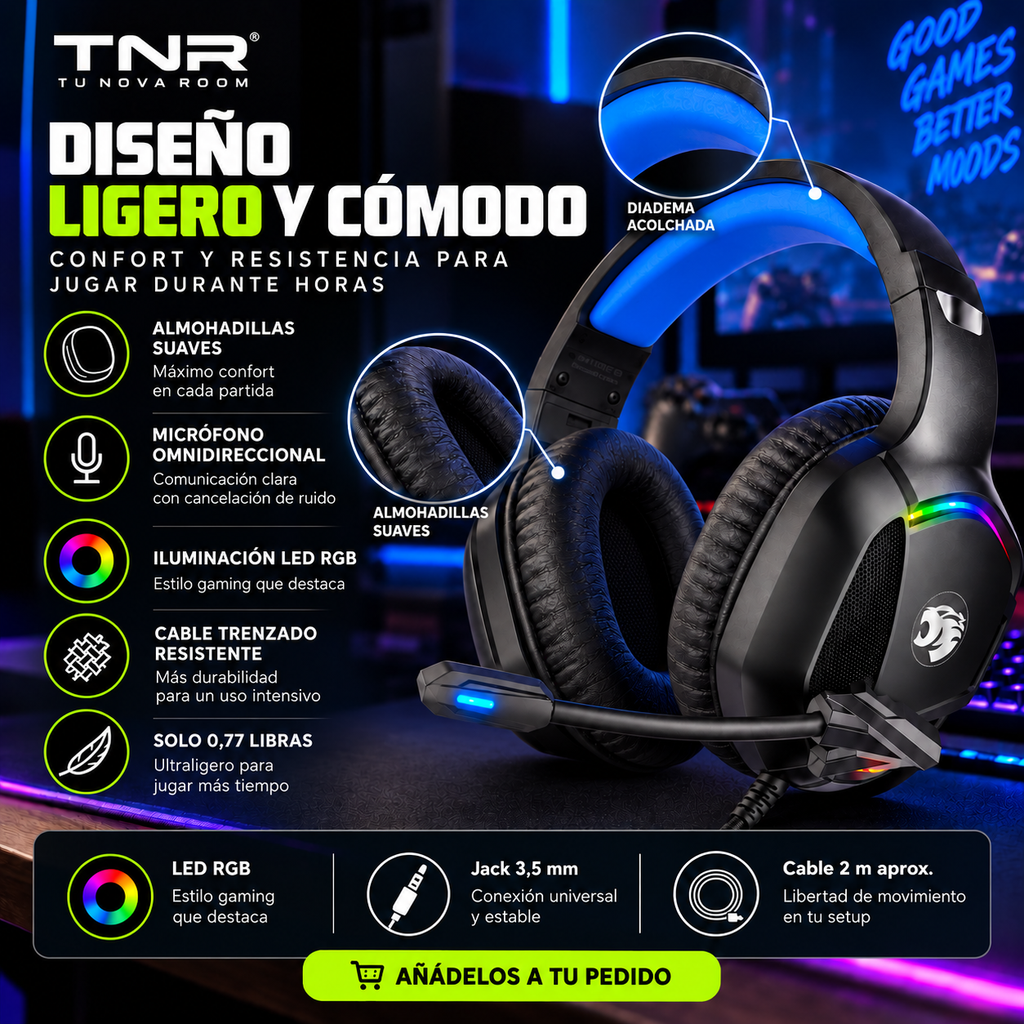 Auriculares Gaming A36