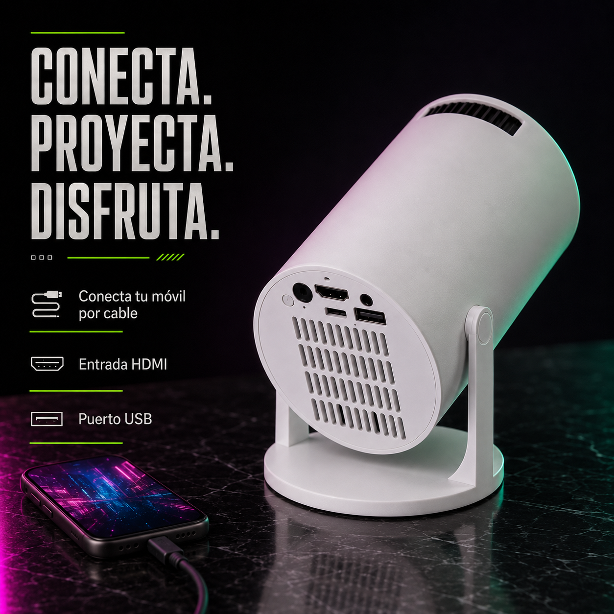 Mini Proyector Galaxy